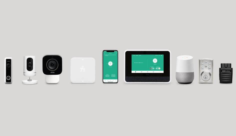 Vivint home security product line in Modesto